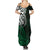 Your Matter Suicide Prevention Summer Maxi Dress Green Polynesian Tribal LT9 - Polynesian Pride