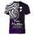 Your Matter Suicide Prevention Women V Neck T Shirt Purple Polynesian Tribal LT9 - Polynesian Pride