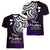 Your Matter Suicide Prevention Women V Neck T Shirt Purple Polynesian Tribal LT9 - Polynesian Pride