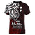 Your Matter Suicide Prevention Women V Neck T Shirt Red Polynesian Tribal LT9 - Polynesian Pride