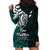 Your Matter Suicide Prevention Hoodie Dress Turqoise Polynesian Tribal LT9 - Polynesian Pride