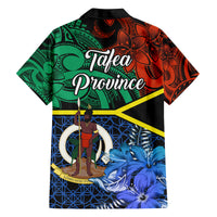 tafea-day-family-matching-tank-maxi-dress-and-hawaiian-shirt-vanuatu-sand-drawing-with-polynesian-pattern