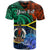 Personalised Tafea Day T Shirt Vanuatu Sand Drawing With Polynesian Pattern LT9 - Polynesian Pride