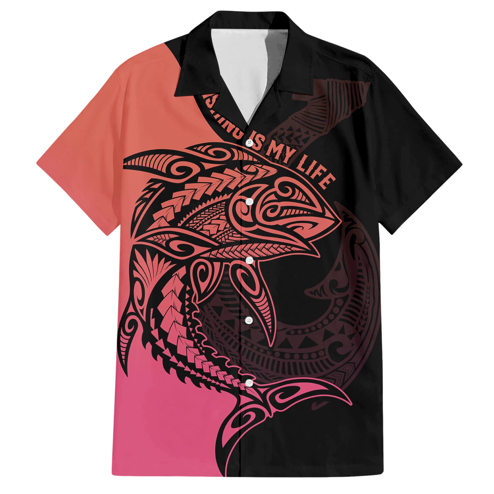 personalised-polynesia-fishing-hawaiian-shirt-with-maori-hei-matau-fish-hook-pink-art