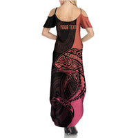personalised-polynesia-fishing-summer-maxi-dress-with-maori-hei-matau-fish-hook-pink-art