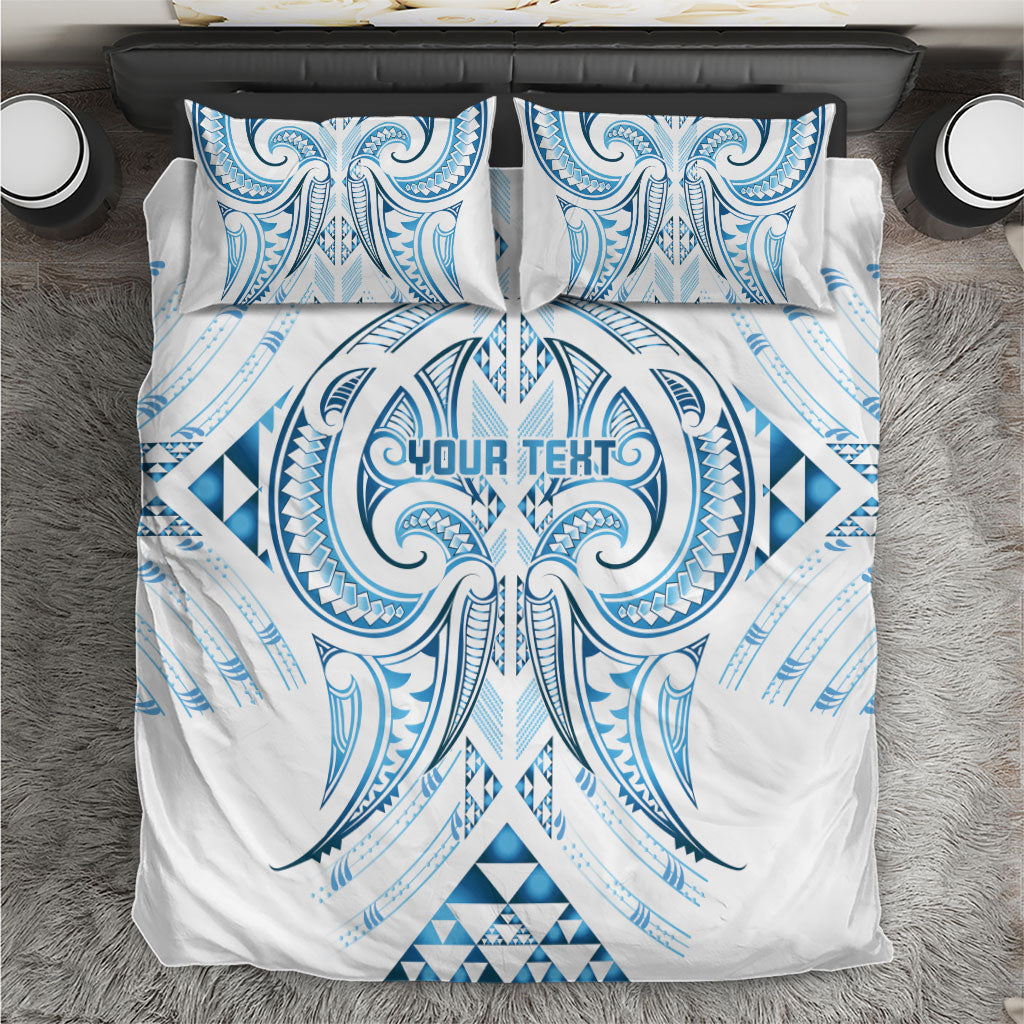Maori Rugby Custom Ngaru Mangopare Bedding Set Kahui Whetu Niho Taniwha Motif LT9 Galaxy - Polynesian Pride