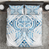 Maori Rugby Custom Ngaru Mangopare Bedding Set Kahui Whetu Niho Taniwha Motif LT9 Galaxy - Polynesian Pride