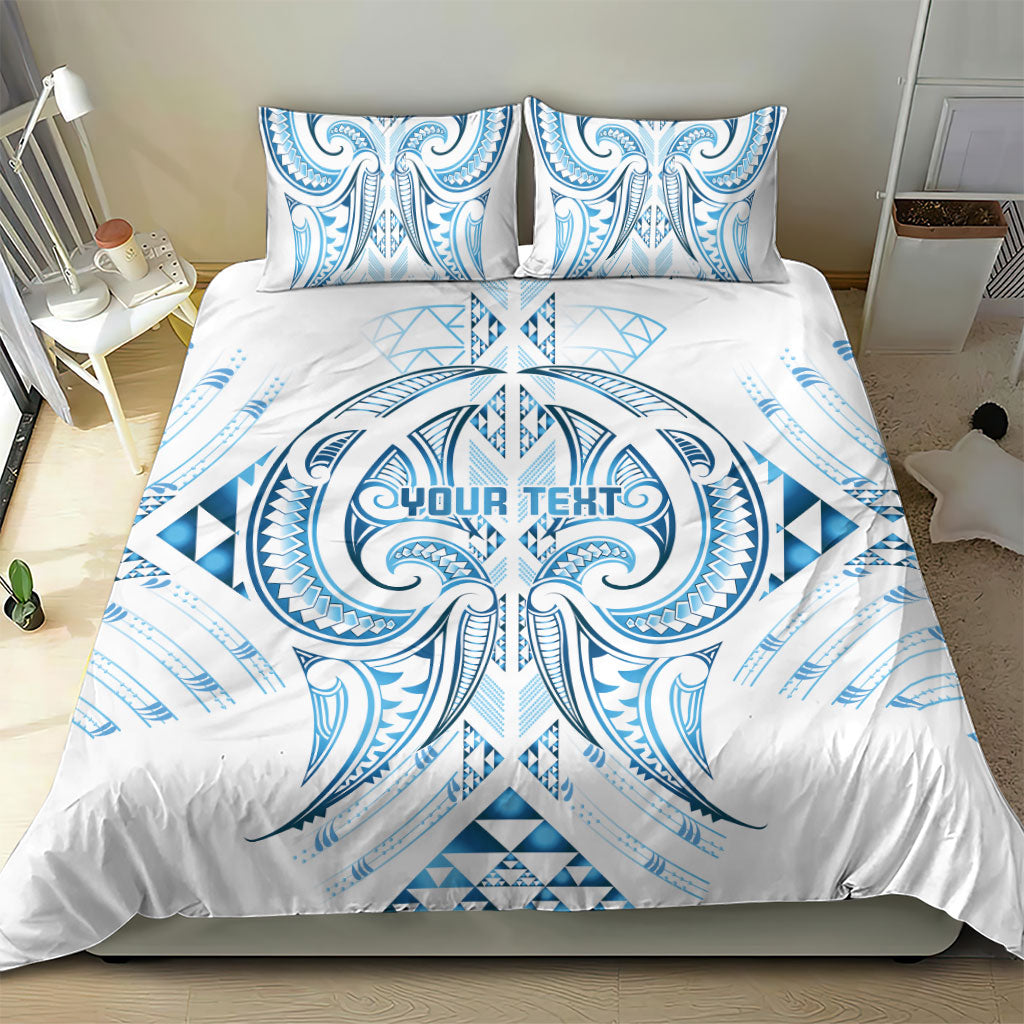 Maori Rugby Custom Ngaru Mangopare Bedding Set Kahui Whetu Niho Taniwha Motif LT9 - Polynesian Pride