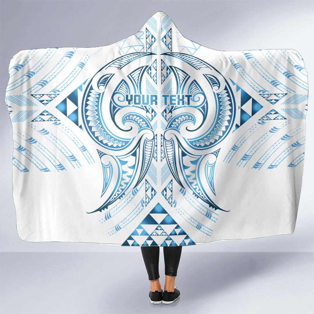 Maori Rugby Custom Ngaru Mangopare Hooded Blanket Kahui Whetu Niho Taniwha Motif LT9 One Size Galaxy - Polynesian Pride