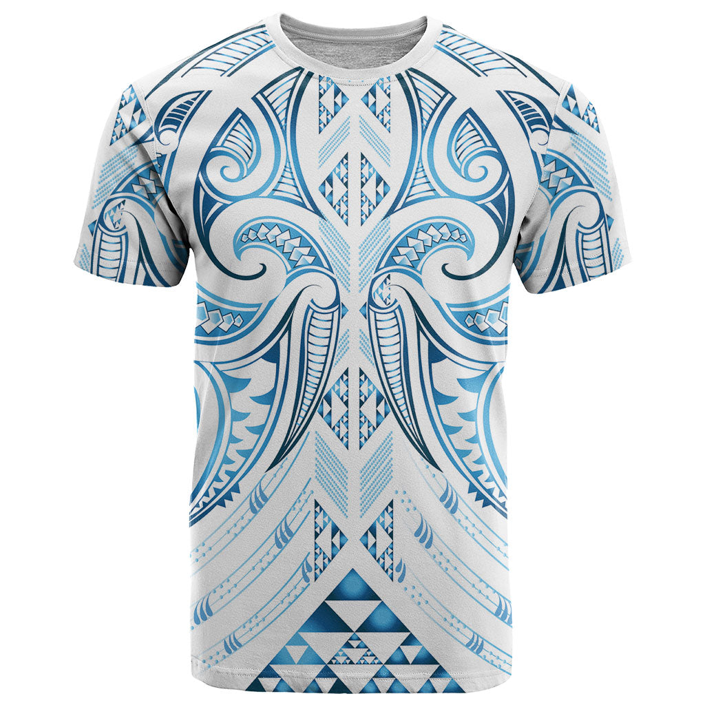 Maori Rugby Custom Ngaru Mangopare T Shirt Kahui Whetu Niho Taniwha Motif LT9 Galaxy - Polynesian Pride