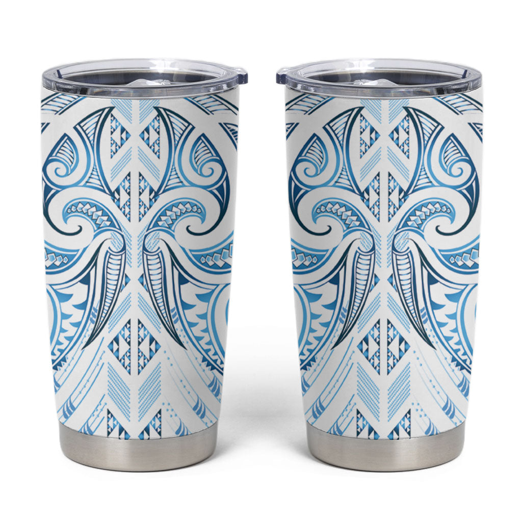Maori Rugby Custom Ngaru Mangopare Tumbler Cup Kahui Whetu Niho Taniwha Motif LT9 Galaxy - Polynesian Pride