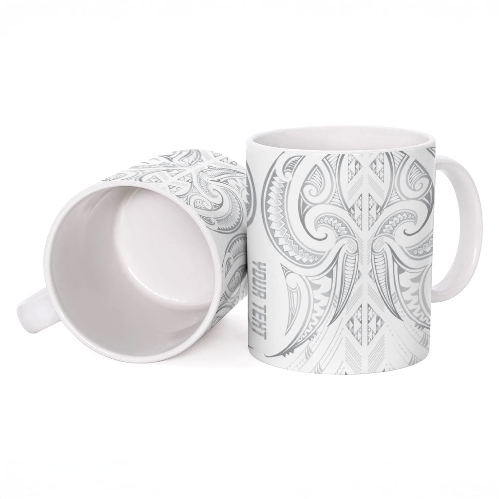 Maori Rugby Custom Ngaru Mangopare Ceramic Mug Kiwikiwi Niho Taniwha Motif LT9 - Polynesian Pride