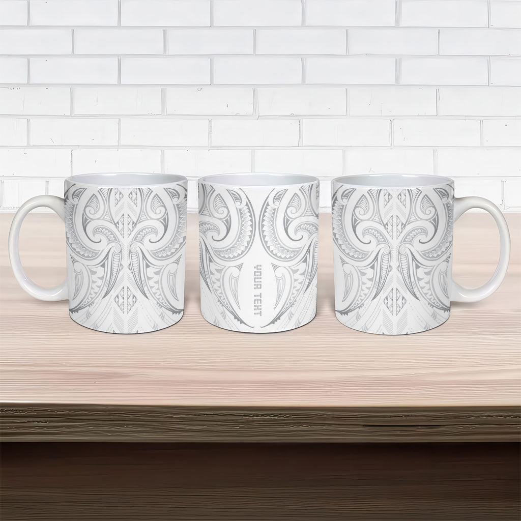 Maori Rugby Custom Ngaru Mangopare Ceramic Mug Kiwikiwi Niho Taniwha Motif LT9 - Polynesian Pride