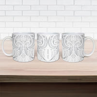 Maori Rugby Custom Ngaru Mangopare Ceramic Mug Kiwikiwi Niho Taniwha Motif LT9 - Polynesian Pride