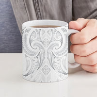 Maori Rugby Custom Ngaru Mangopare Ceramic Mug Kiwikiwi Niho Taniwha Motif LT9 - Polynesian Pride