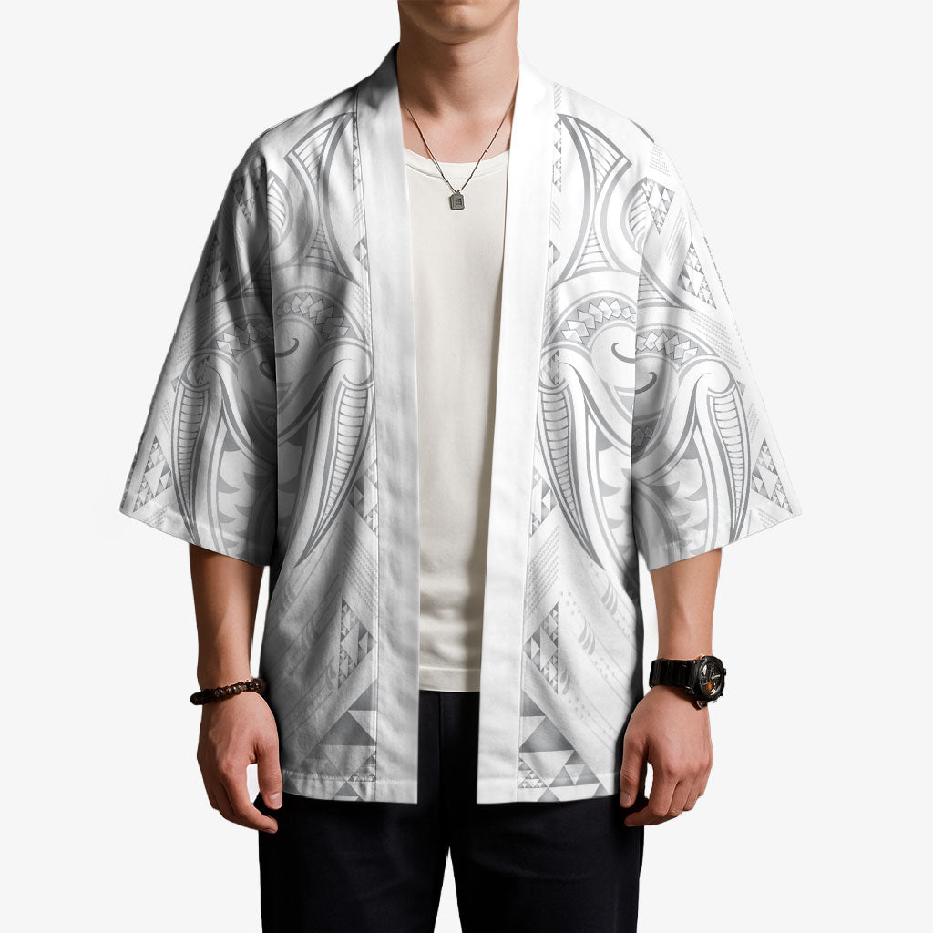 Maori Rugby Custom Ngaru Mangopare Kimono Kiwikiwi Niho Taniwha Motif LT9 - Polynesian Pride