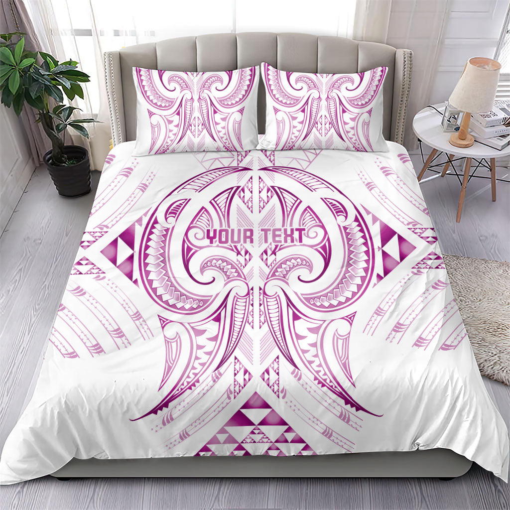 Maori Rugby Custom Ngaru Mangopare Bedding Set Mawhero Niho Taniwha Motif LT9 - Polynesian Pride