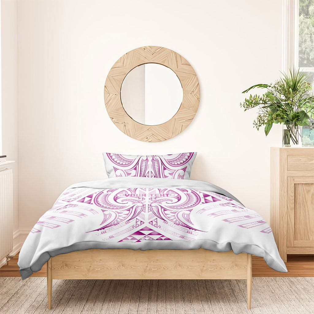 Maori Rugby Custom Ngaru Mangopare Bedding Set Mawhero Niho Taniwha Motif LT9 - Polynesian Pride