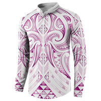 Maori Rugby Custom Ngaru Mangopare Button Sweatshirt Mawhero Niho Taniwha Motif LT9 - Polynesian Pride