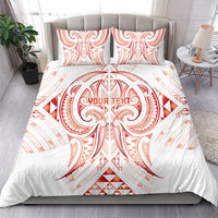 Maori Rugby Custom Ngaru Mangopare Bedding Set Whero Niho Taniwha Motif LT9 - Polynesian Pride