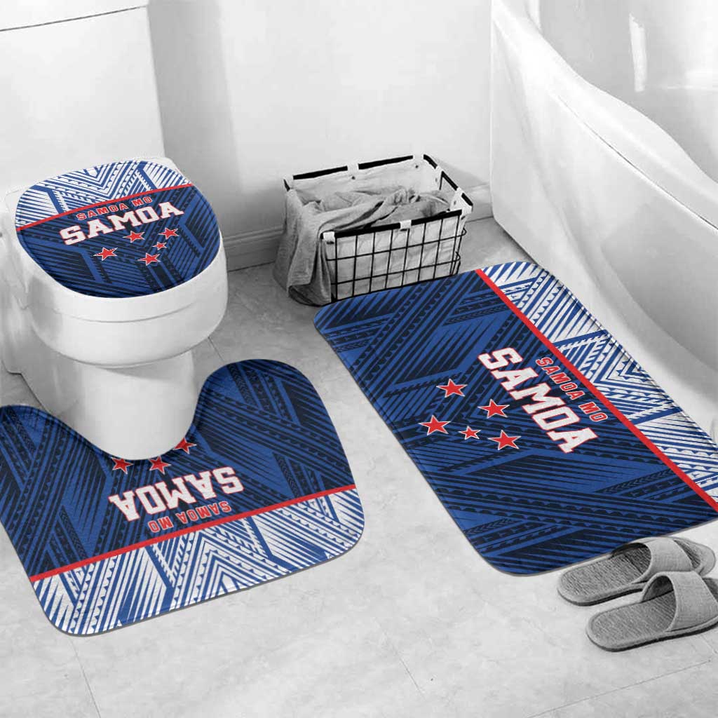 Rugby Toa Samoa Bathroom Set Samoa mo Samoa Island Warrior Pride - Polynesian Pride