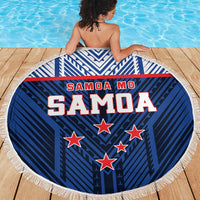 Rugby Toa Samoa Beach Blanket Samoa mo Samoa Island Warrior Pride - Polynesian Pride