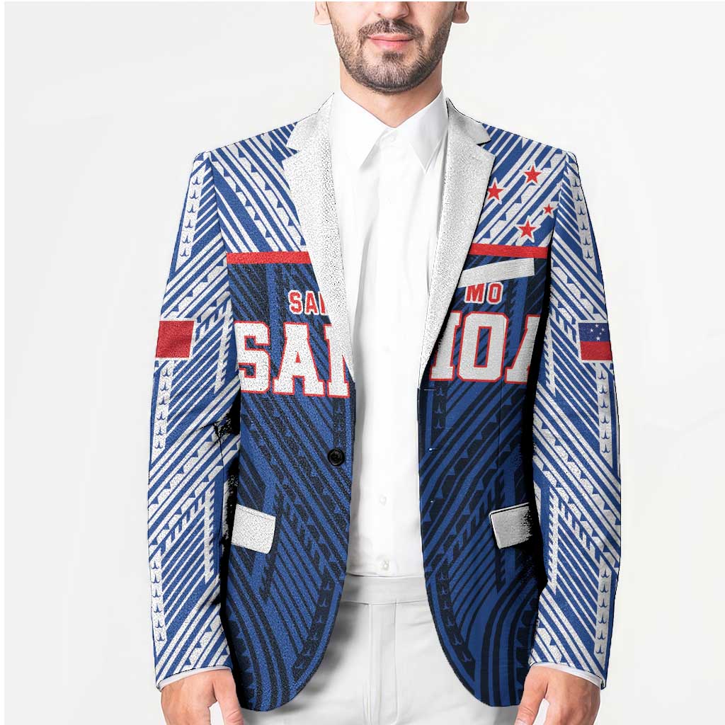Custom Rugby Toa Samoa Blazer Samoa mo Samoa Island Warrior Pride - Polynesian Pride