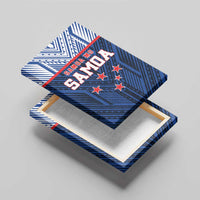 Rugby Toa Samoa Canvas Wall Art Samoa mo Samoa Island Warrior Pride - Polynesian Pride