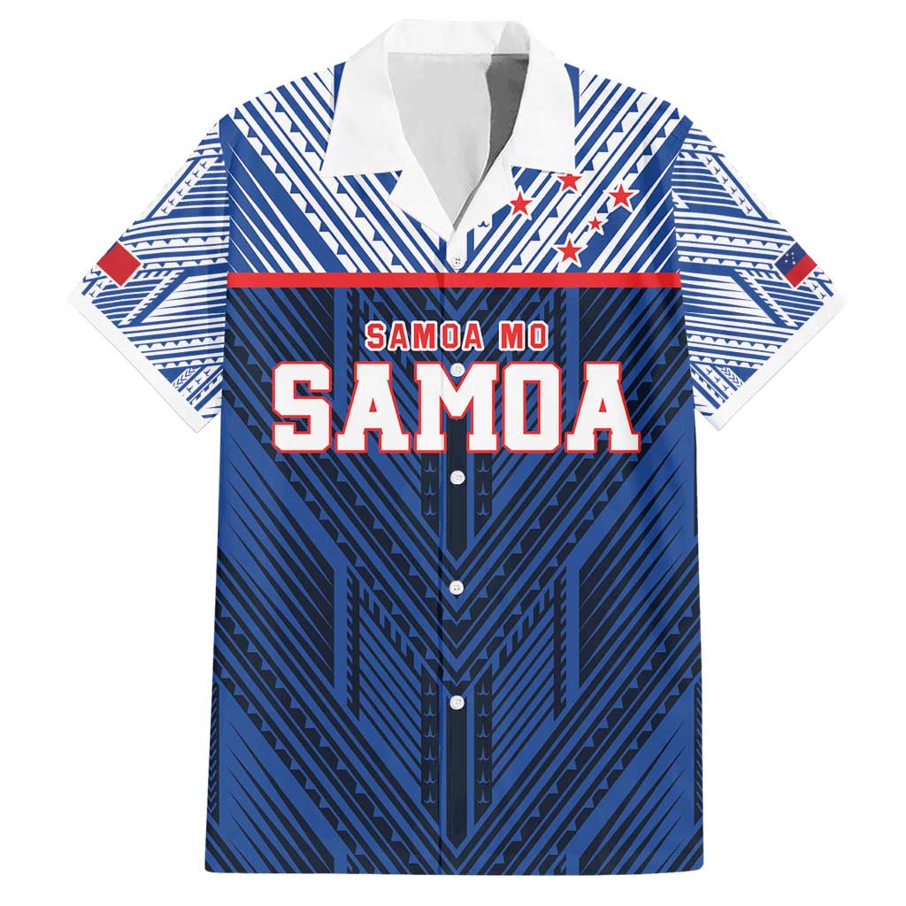 Custom Rugby Toa Samoa Hawaiian Shirt Samoa mo Samoa Island Warrior Pride - Polynesian Pride