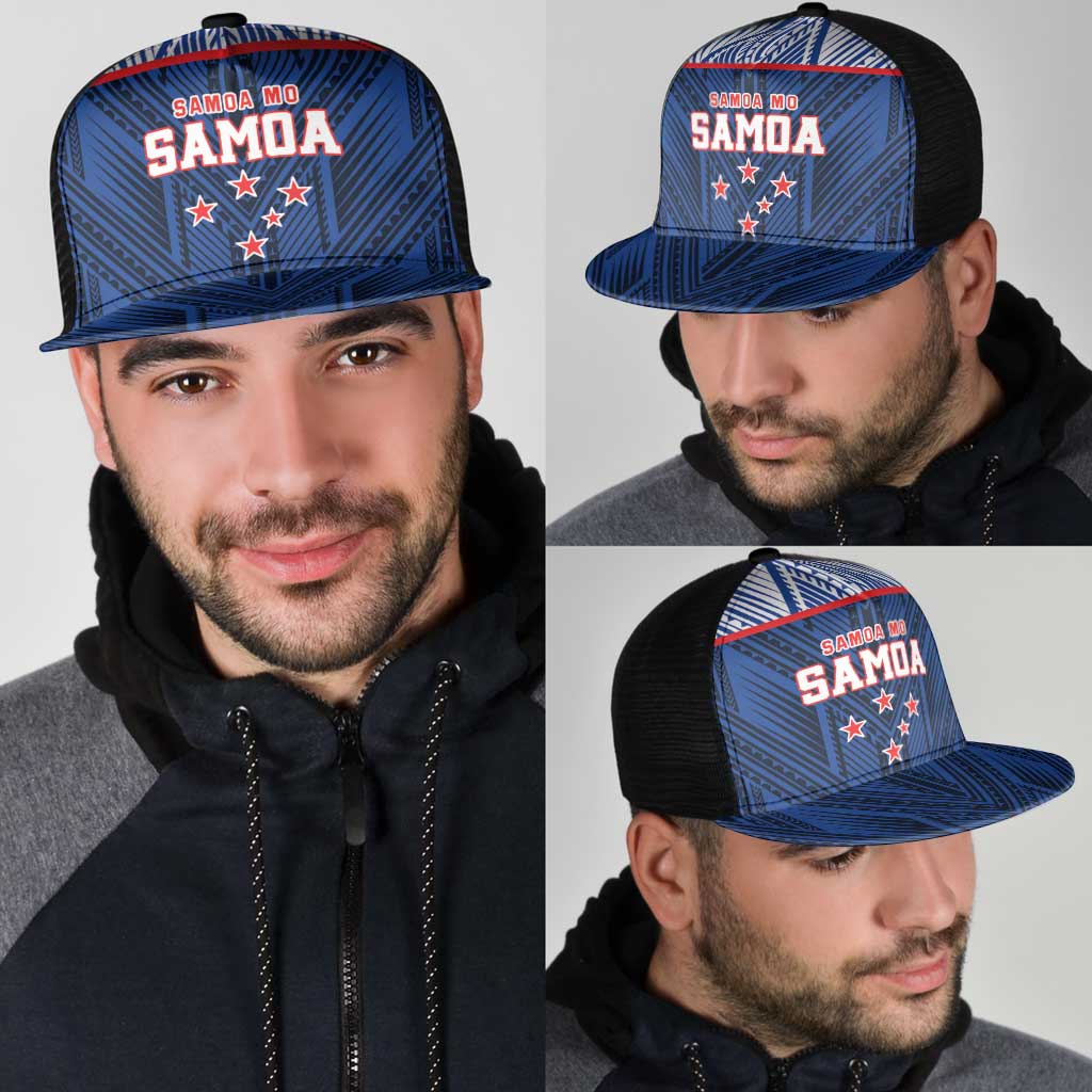 Toa Samoa Rugby Mesh Trucker Cap Samoa mo Samoa Island Warrior Pride - Polynesian Pride