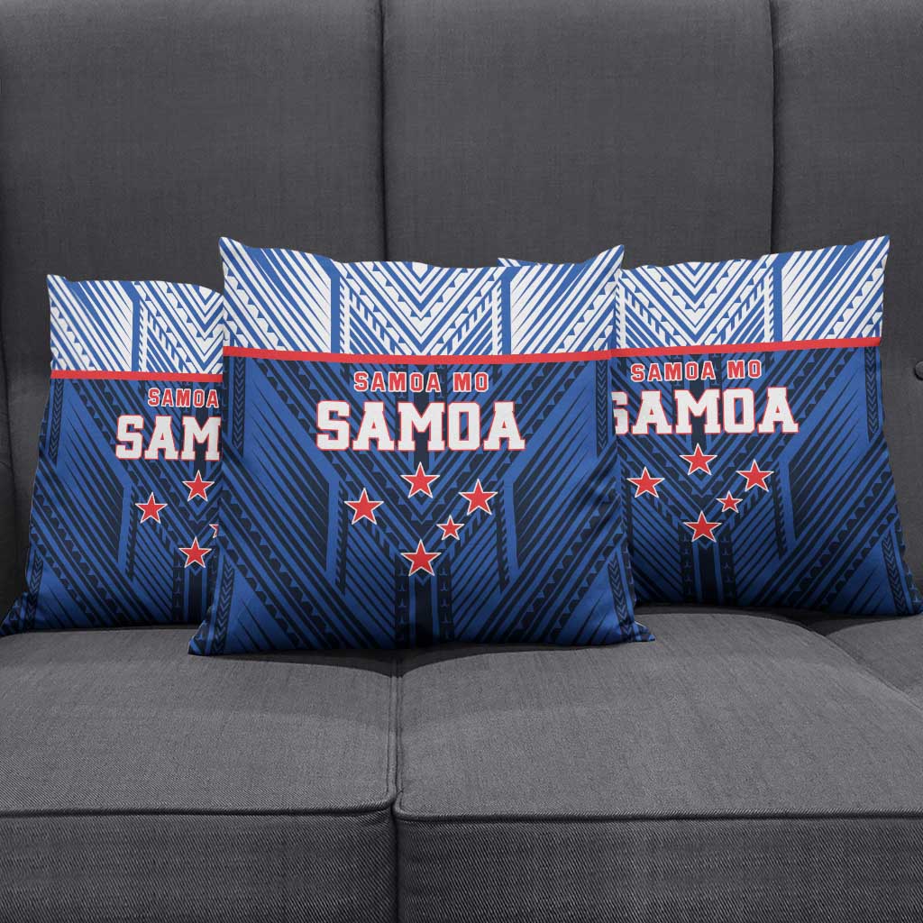 Rugby Toa Samoa Pillow Cover Samoa mo Samoa Island Warrior Pride - Polynesian Pride