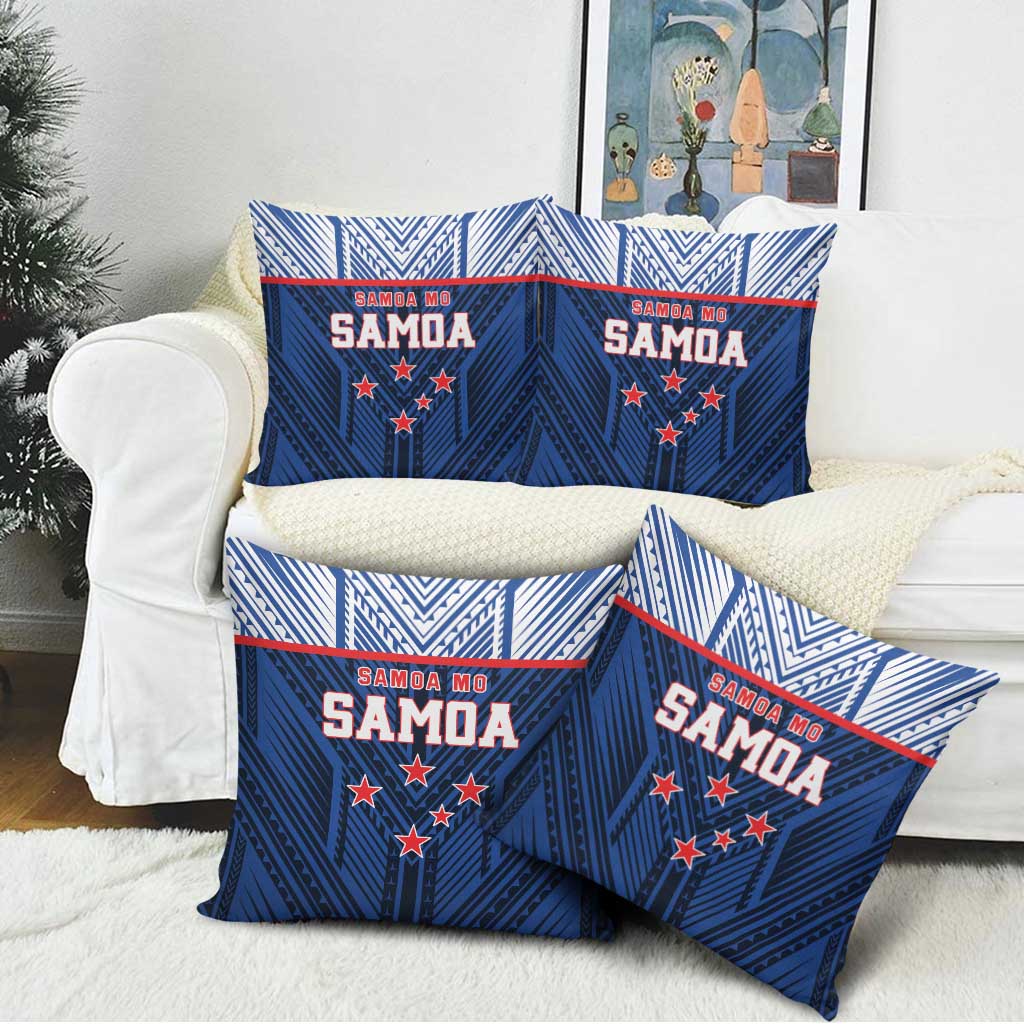 Rugby Toa Samoa Pillow Cover Samoa mo Samoa Island Warrior Pride - Polynesian Pride