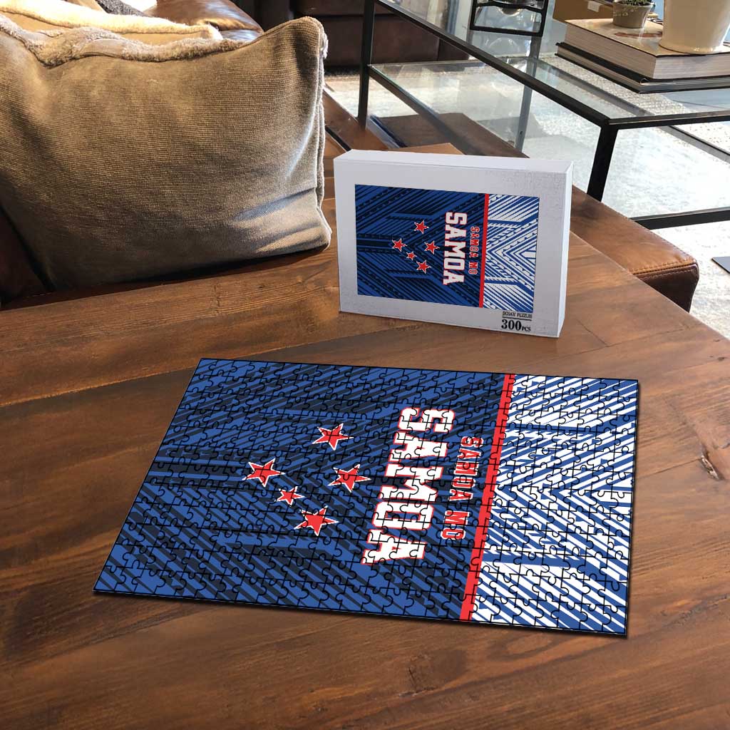 Rugby Toa Samoa Puzzle Samoa mo Samoa Island Warrior Pride - Polynesian Pride