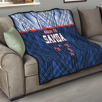 Rugby Toa Samoa Quilt Samoa mo Samoa Island Warrior Pride - Polynesian Pride