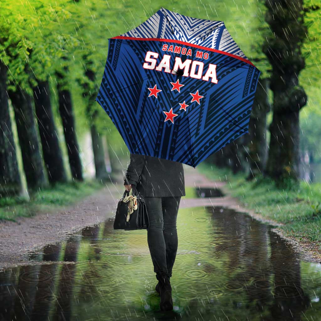 Rugby Toa Samoa Umbrella Samoa mo Samoa Island Warrior Pride - Polynesian Pride