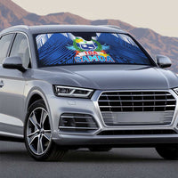 Rugby Toa Samoa Auto Sun Shade Samoa mo Samoa Strength in Tatau - Polynesian Pride