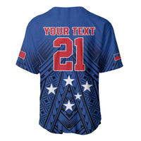 Custom Rugby Toa Samoa Baseball Jersey Samoa mo Samoa Strength in Tatau - Polynesian Pride