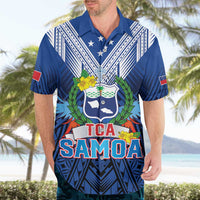 Custom Rugby Toa Samoa Hawaiian Shirt Samoa mo Samoa Strength in Tatau - Polynesian Pride
