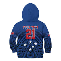 Custom Rugby Toa Samoa Kid Hoodie Samoa mo Samoa Strength in Tatau - Polynesian Pride