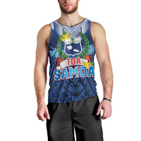 Custom Rugby Toa Samoa Men Tank Top Samoa mo Samoa Strength in Tatau - Polynesian Pride