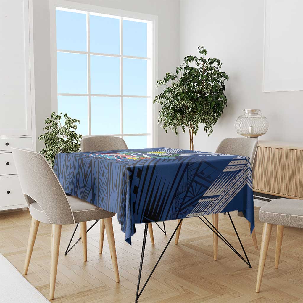 Rugby Toa Samoa Tablecloth Samoa mo Samoa Strength in Tatau - Polynesian Pride