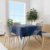 Rugby Toa Samoa Tablecloth Samoa mo Samoa Strength in Tatau - Polynesian Pride