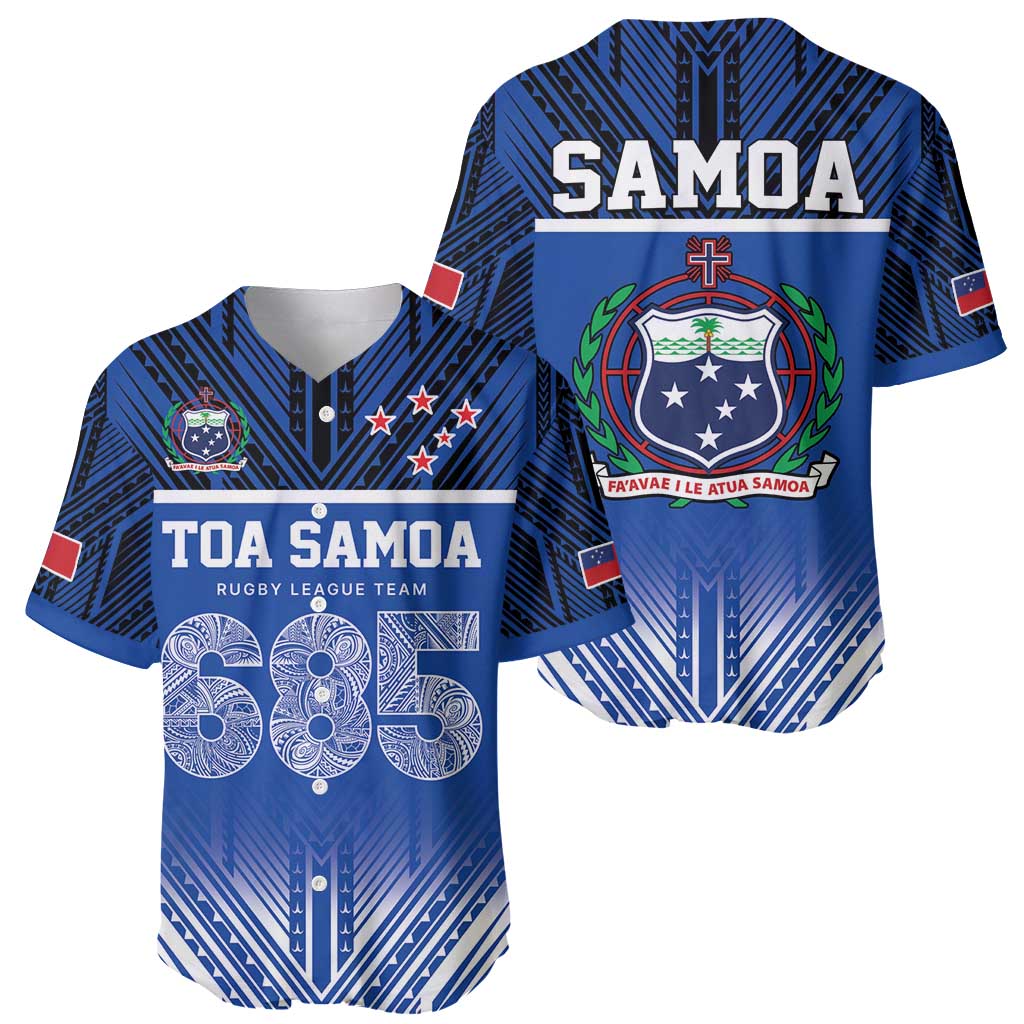 Toa Samoa 685 Baseball Jersey Uso Aso Uma For Life For Samoa - Polynesian Pride
