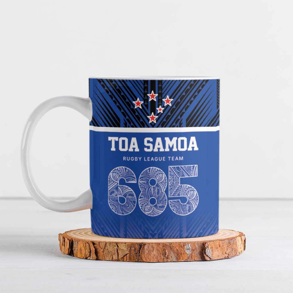 Toa Samoa 685 Ceramic Mug Uso Aso Uma For Life For Samoa - Polynesian Pride