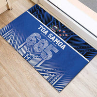 Toa Samoa 685 Rubber Doormat Uso Aso Uma For Life For Samoa - Polynesian Pride