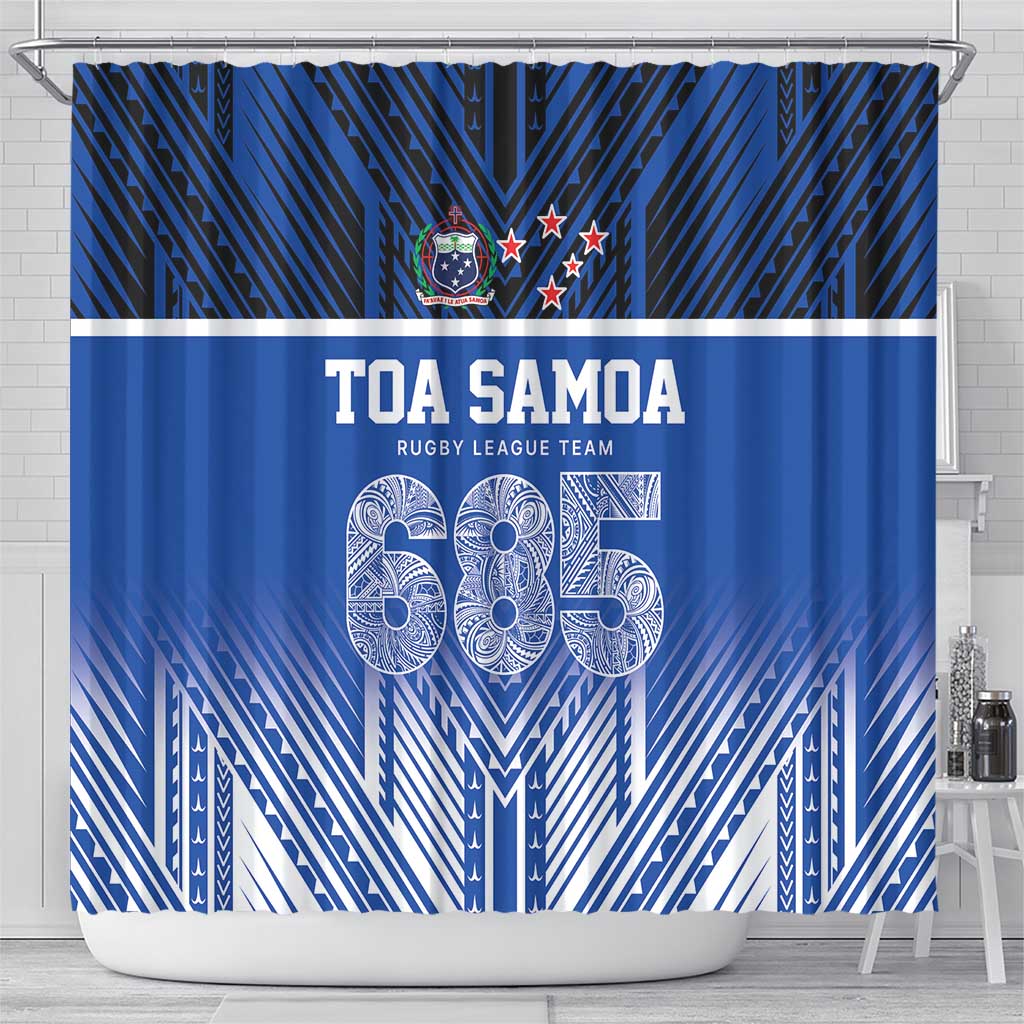 Toa Samoa 685 Shower Curtain Uso Aso Uma For Life For Samoa - Polynesian Pride