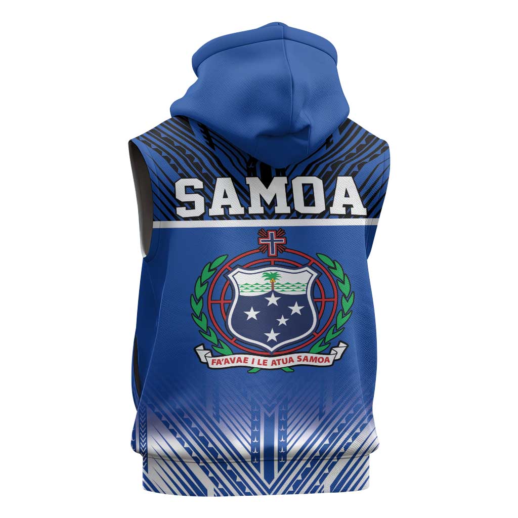 Toa Samoa 685 Sleeveless Hoodie Uso Aso Uma For Life For Samoa - Polynesian Pride