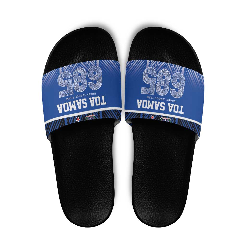 Toa Samoa 685 Slide Sandals Uso Aso Uma For Life For Samoa - Polynesian Pride