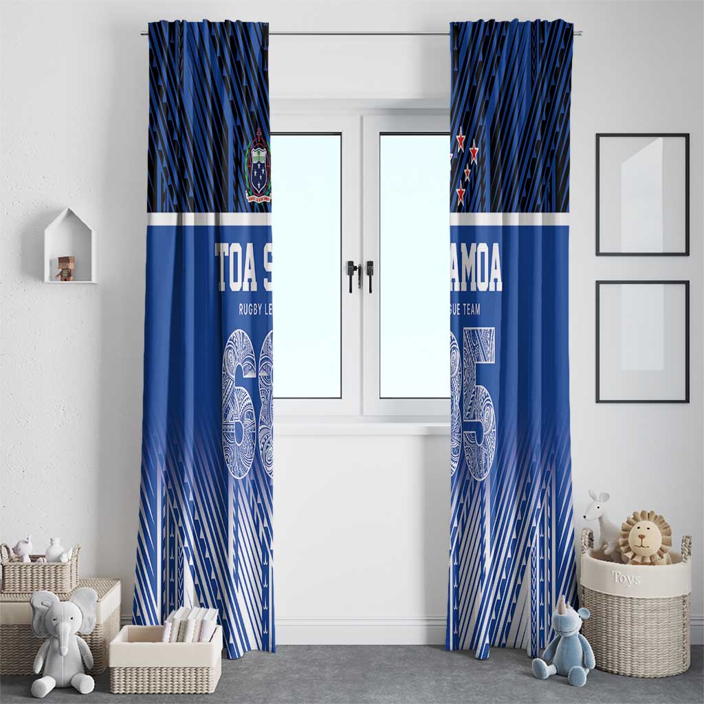 Toa Samoa 685 Window Curtain Uso Aso Uma For Life For Samoa - Polynesian Pride