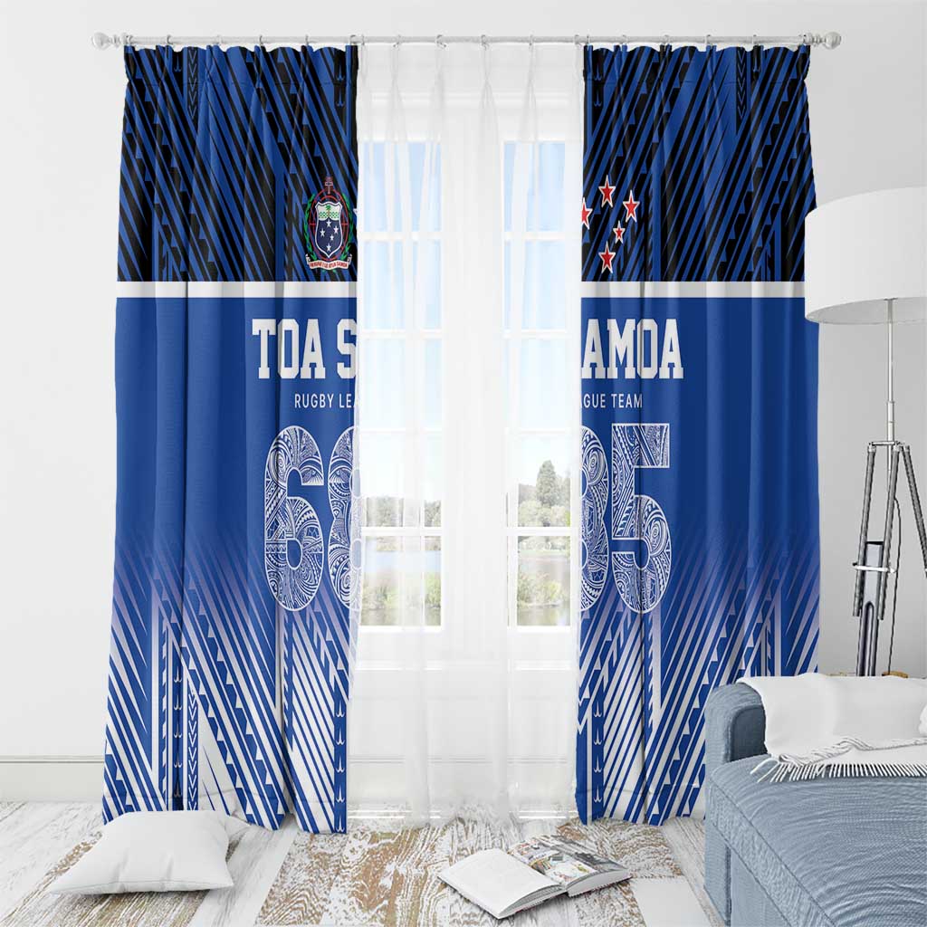 Toa Samoa 685 Window Curtain Uso Aso Uma For Life For Samoa - Polynesian Pride